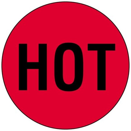 Bsc Preferred 2'' Circle - ''Hot'' High Gloss Labels BUY00019793